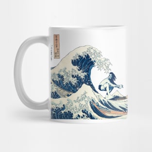 Surfer on the great wave Mug